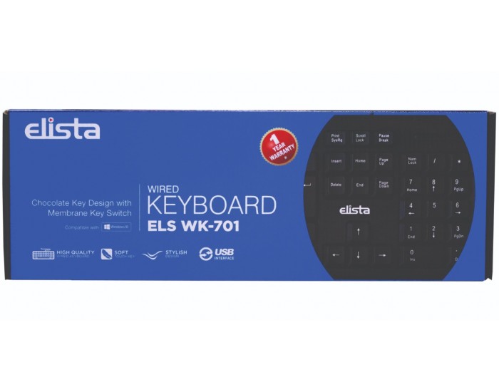 ELISTA KEYBOARD USB ELS WK701